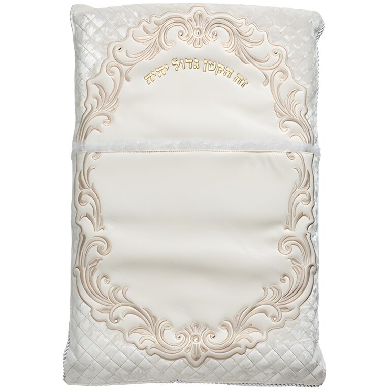 Leatherette Brit Pillow 74*50 cm with Bold Embroidery