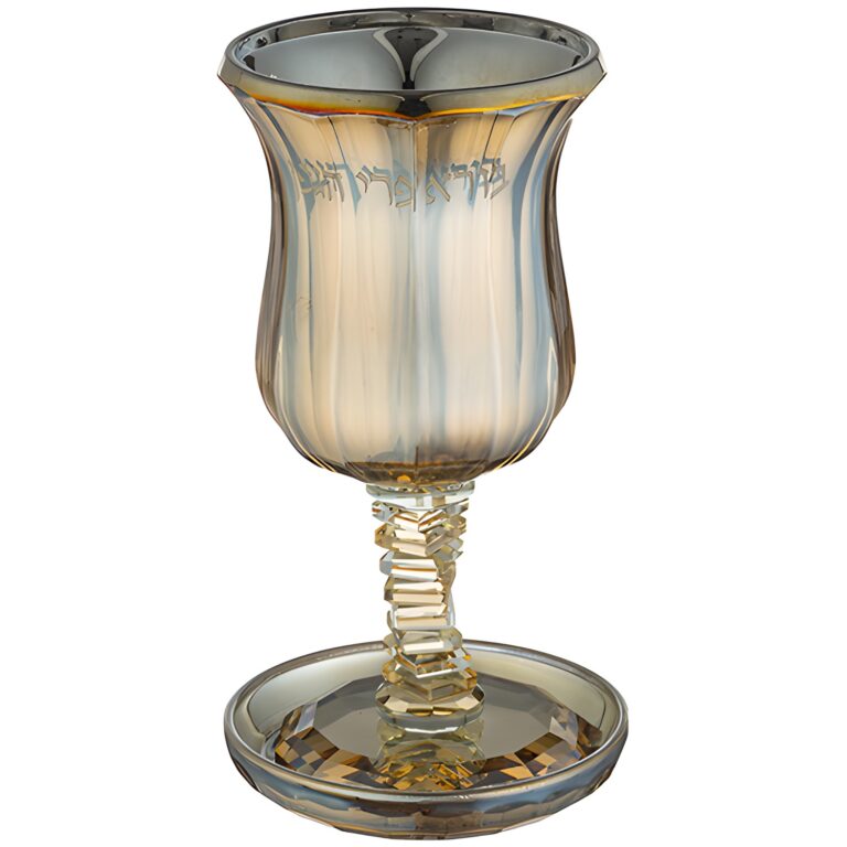 Elegant Crystal Elijah Cup 25 cm - Gold