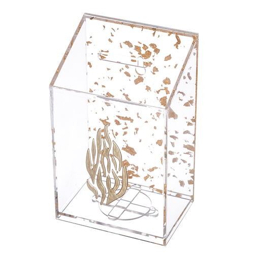 Perspex Tzedakah Box 14 cm