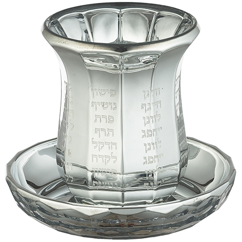 Crystal Kiddush Cup 9 cm- without stem contain 100ml / 3.4oz