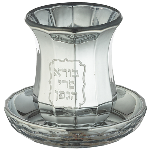 Crystal Kiddush Cup 9 cm- without stem contain 100ml / 3.4oz