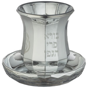 גביע קריסטל מהודר ללא רגל 9 ס"מ תכולה 100 מ"ל