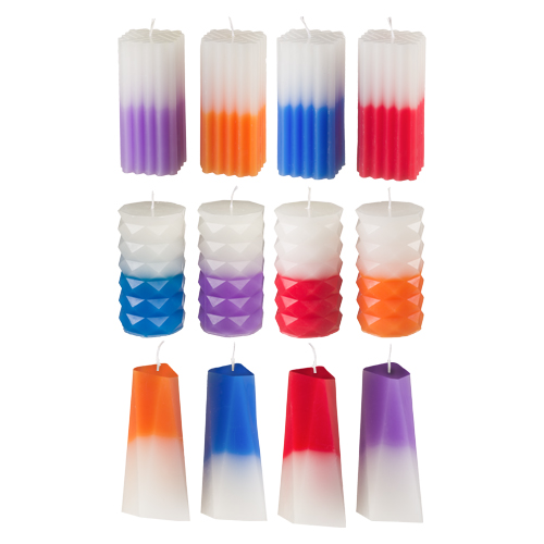 Assorted Design - Havdalah Candles - Multicolor