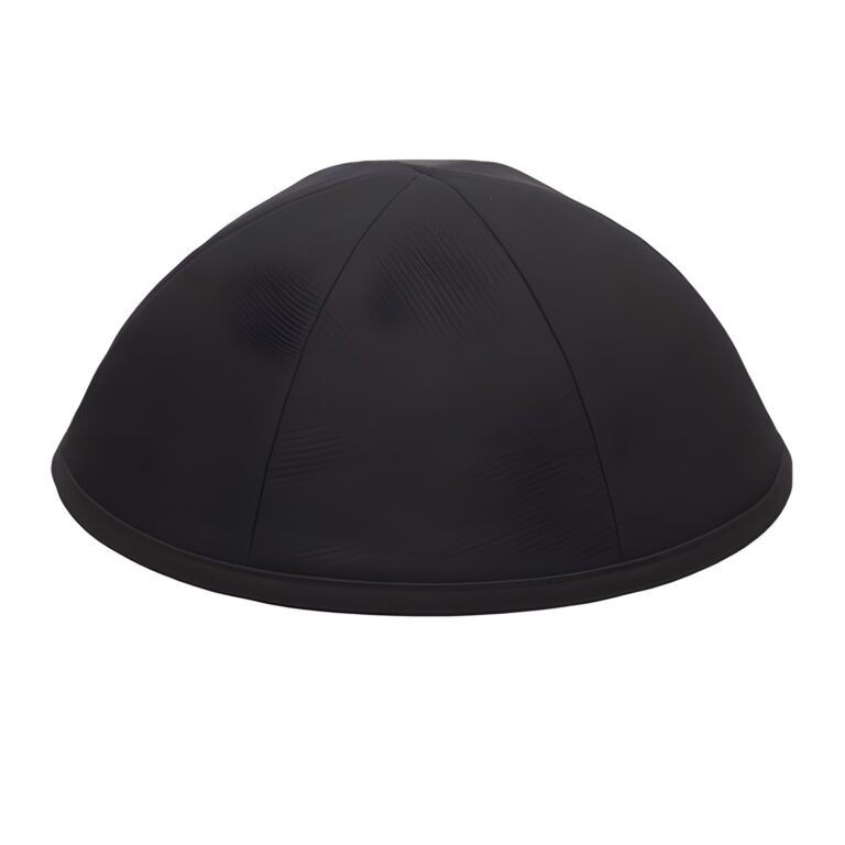 Black Terylene Kippah Size 3