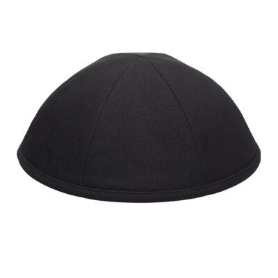 Black Terylene Kippah Size 7