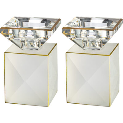 Crystal Candlesticks 9 cm