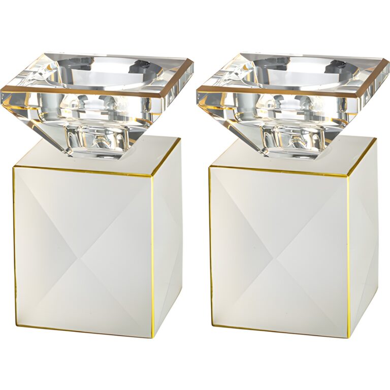 Crystal Candlesticks 9 cm