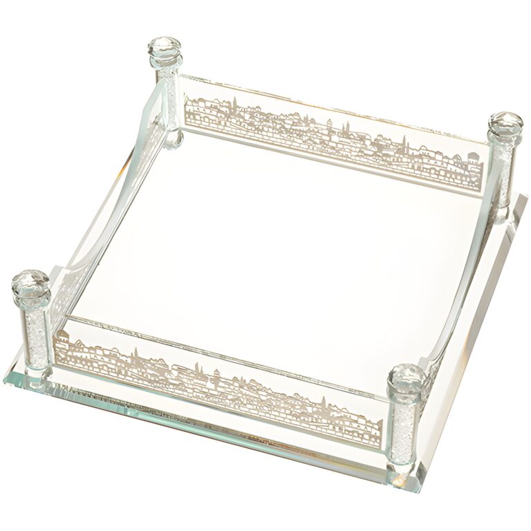 Crystal Stand for Matzah 21*21 cm