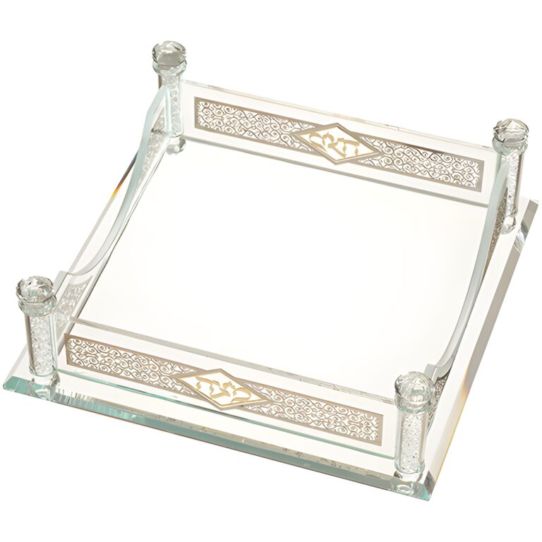 Crystal Stand for Matzah 21*21 cm