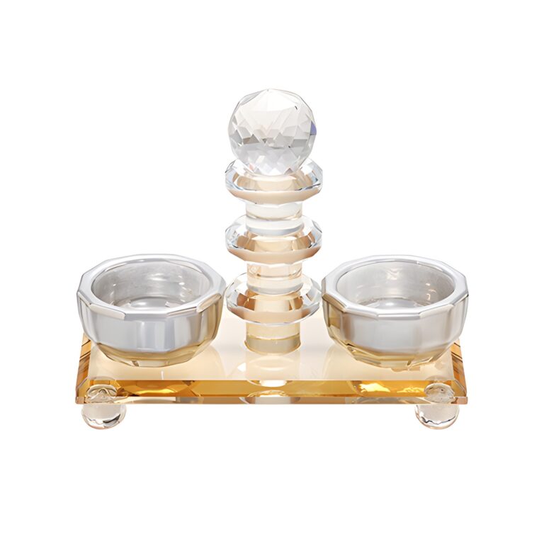 Crystal Salt & Pepper Holders 13 cm
