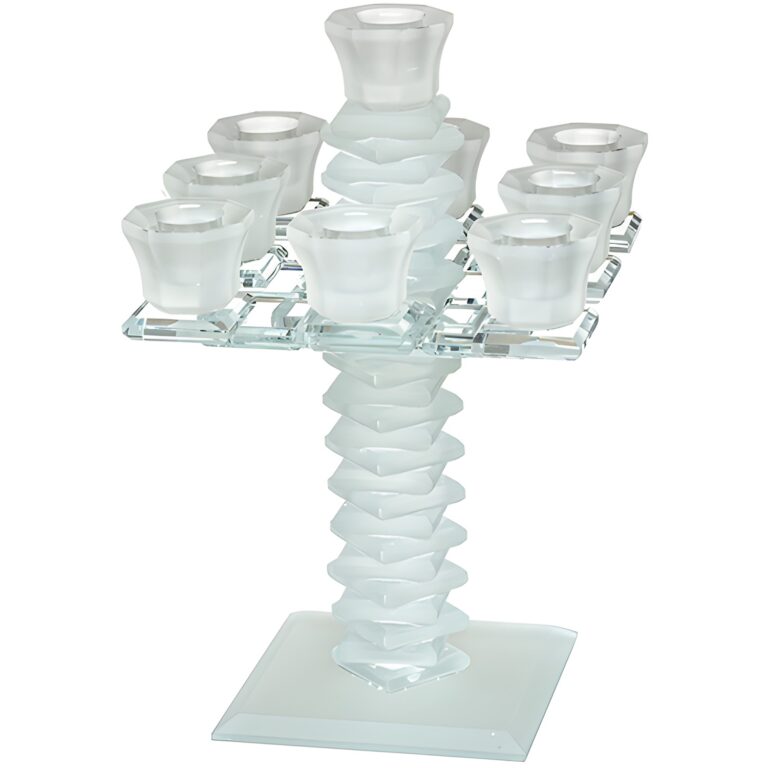 Crystal 9 Branch Candlesticks 24 cm