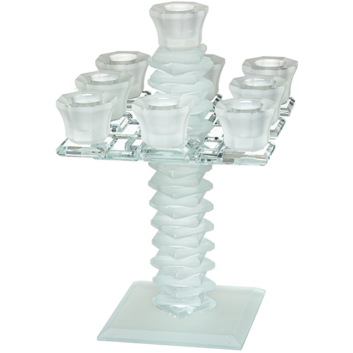 Crystal 9 Branch Candlesticks 24 cm