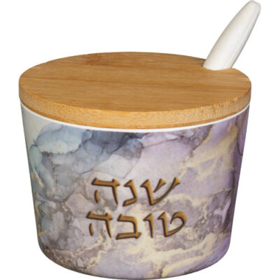 Melamin Honey Dish "Shana Tovah"- 6.5 cm