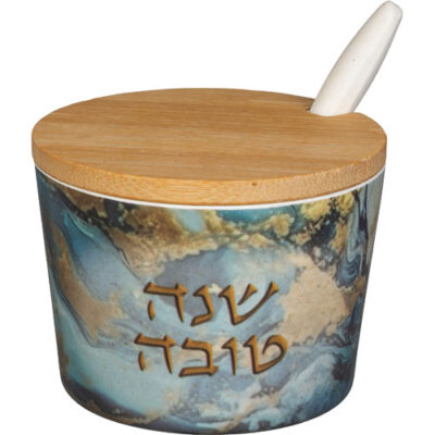 Melamin Honey Dish "Shana Tovah"- 6.5 cm