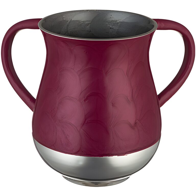 Aluminium Washing Cup 13 cm - Maroon