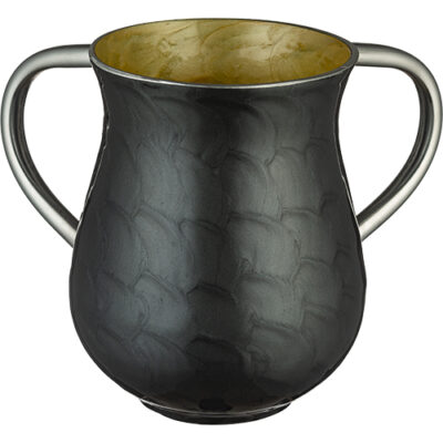 Aluminium Washing Cup 13 cm - Black