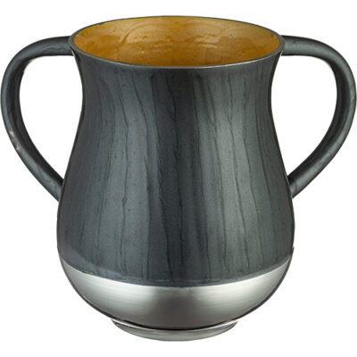 Aluminium Washing Cup 13 cm - Black