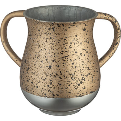 Aluminium Washing Cup 13 cm - Dotted Gold