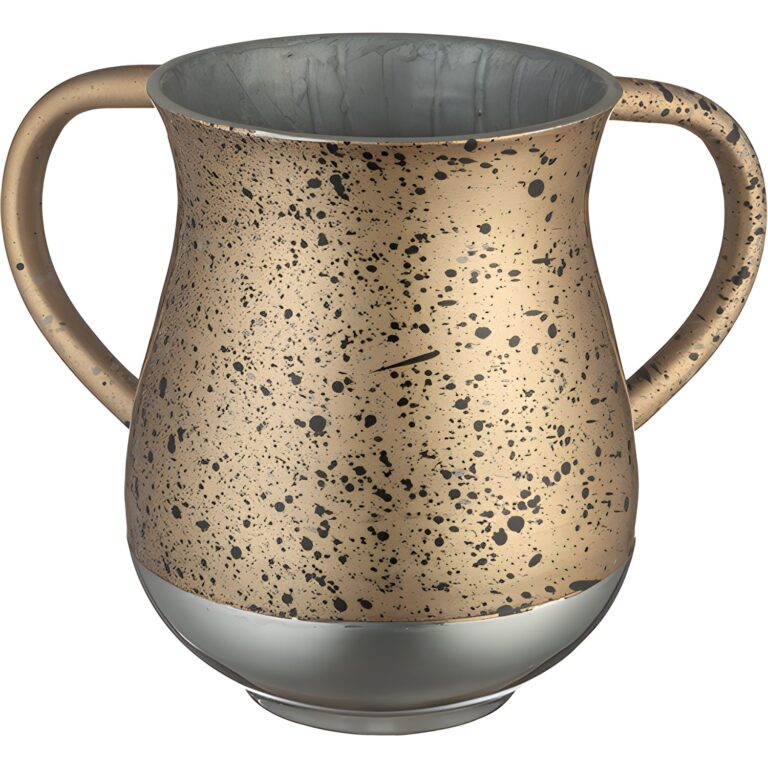Aluminium Washing Cup 13 cm - Dotted Gold