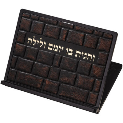 שטנדר אלגנטי עם לוח עור סינתטי 38x30