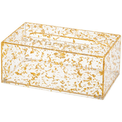 Lucite Tissue Box 22x12 cm - Gold