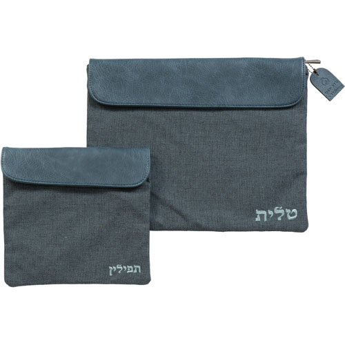 Set tallit tefillin linen Fabric 36*29cm