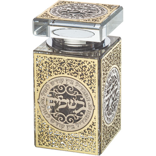 Crystal Besamim Holder 8*6 cm with Plaque