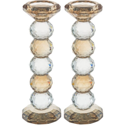 Pair of Crystal Candlesticks