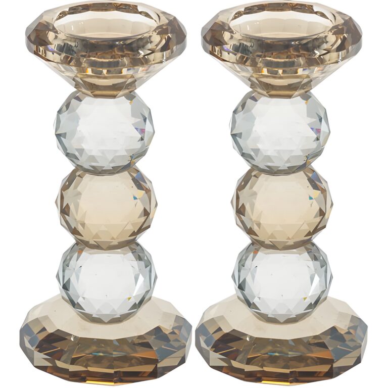 Pair of Crystal Candlesticks