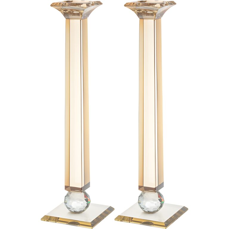 Crystal Candlesticks 34 cm