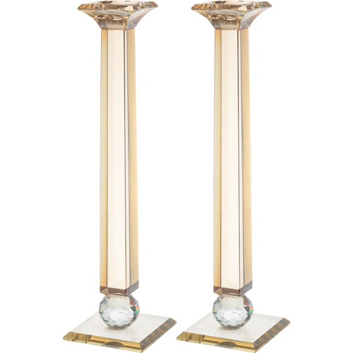 Crystal Candlesticks 34 cm