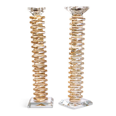 Crystal Candlesticks 32 cm