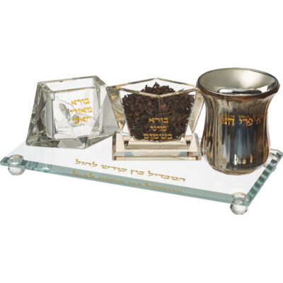 Crystal Havdalah Set