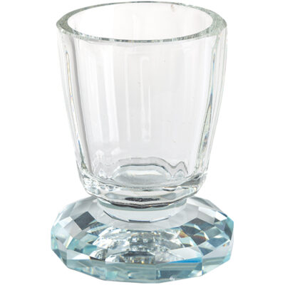 Crystal Kiddush Cup 8 cm with Stem