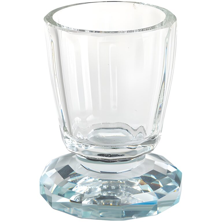 Crystal Kiddush Cup 8 cm with Stem