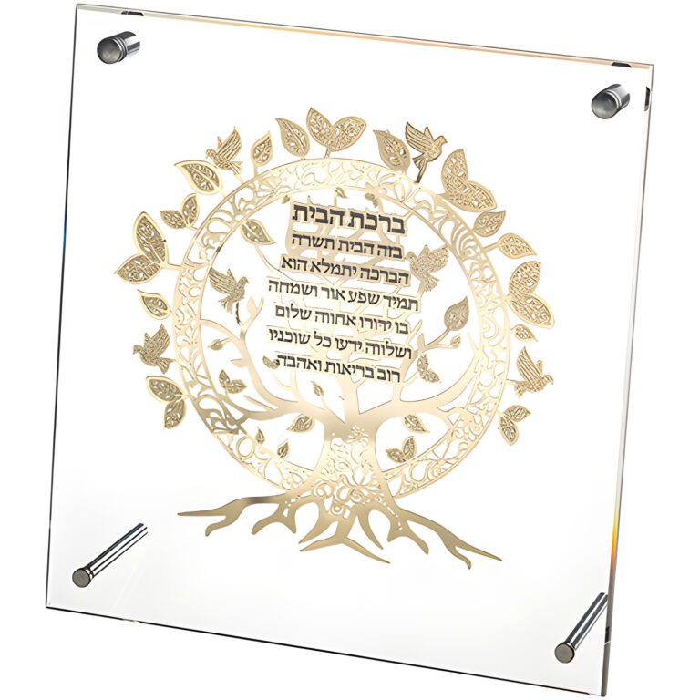Lucite Frame with Plate 24*23 cm