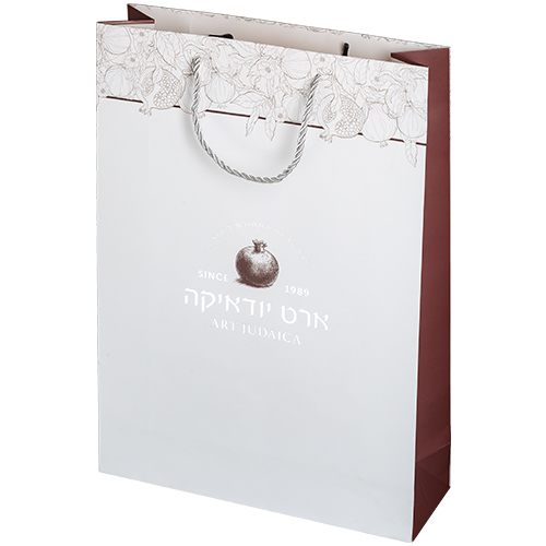 שקית נייר גודל 21x15 ס"מ ארט מהודרת