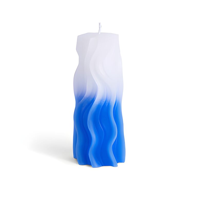 Elegant Wax Havdalah Candle 16 cm- Multicolor