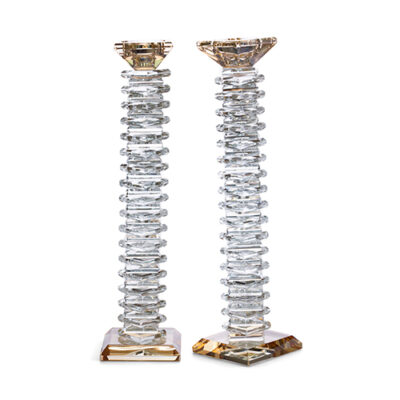 Crystal Candlesticks 32 cm