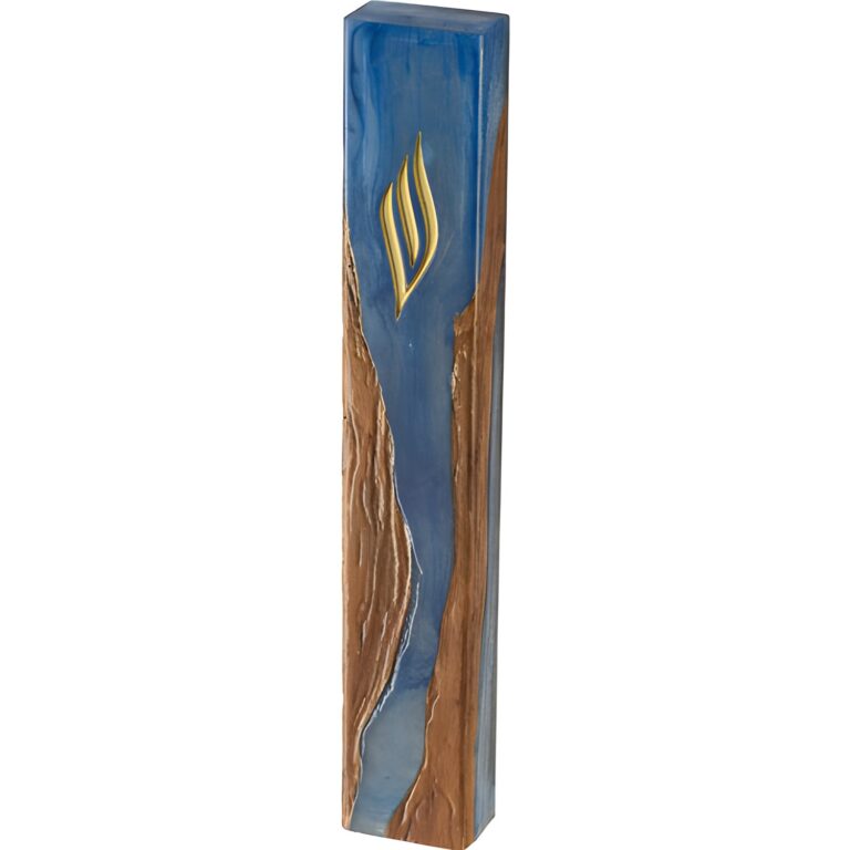 Polymer Epoxy Mezuzah 25 cm - Blue