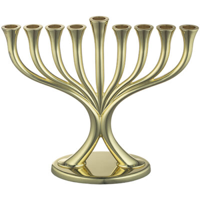 Metal Menorah 23*19 cm - Gold