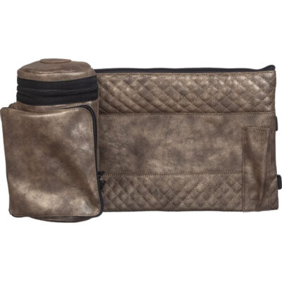 Leather- Like Thermal Tefillin & Tallit Protector Container "Tik-taf" 22 cm- Washed Bronze