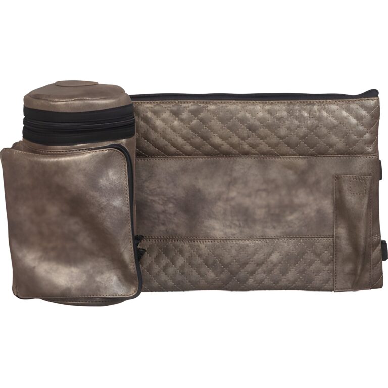 Leather- Like Thermal Tefillin & Tallit Protector Container "Tik-taf" 22 cm- Washed Bronze