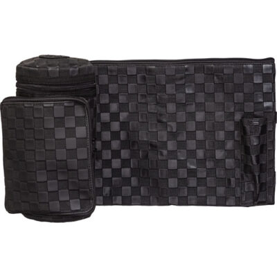 Leather- Like Thermal Tefillin & Tallit Protector Container "Tik-taf" 22 cm- Black