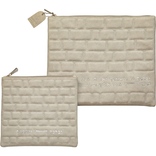 Leatherette Talit - Tefilin Set 36*29 cm