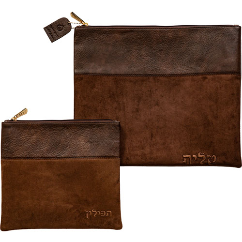 Leatherette Talit - Tefilin Set 36*29 cm
