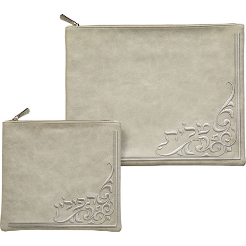 Leatherette Talit - Tefilin Set 36*29 cm