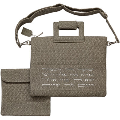 טלית בד - סט תפילין 36*29 ס"מ עם רקמה