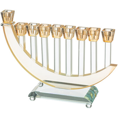 Crystal Elegant Menorah 20cm