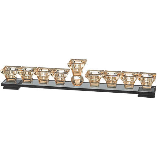 Elegant Crystal Menorah 37*6 cm